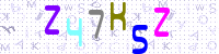 Blue Captcha Image