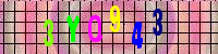 Blue Captcha Image