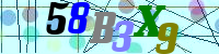 Blue Captcha Image