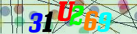 Blue Captcha Image