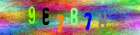 Blue Captcha Image