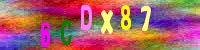 Blue Captcha Image