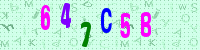 Blue Captcha Image