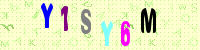 Blue Captcha Image