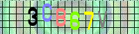 Blue Captcha Image